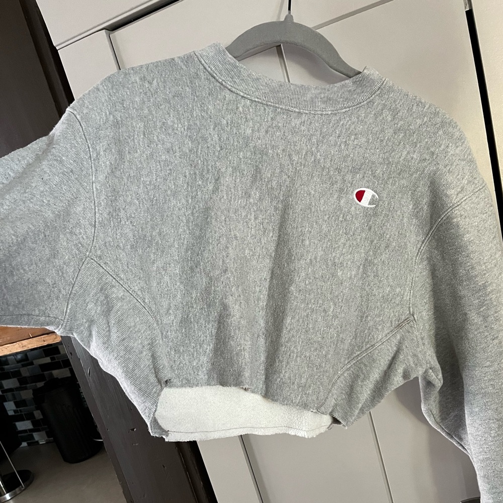 Cropped Champion Crew Neck / Vintage Reverse-Weave